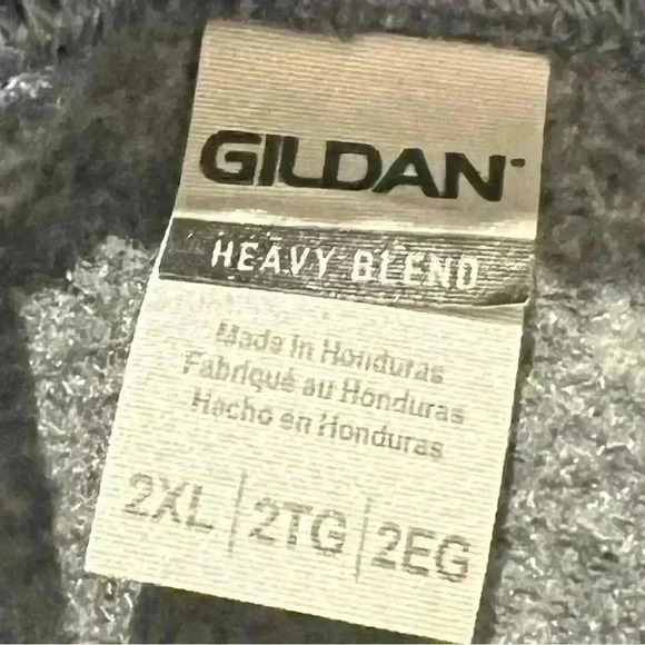 GREY BLUE HOODIE 2XL GROOM  SQUAD WARM COMFY GILDAN XXL - Picture 4 of 6